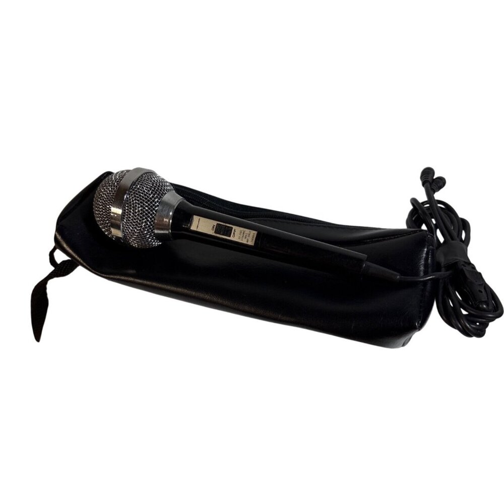 Realistic Dynamic Microphone Model 33-2001 Black Carrying Case Untested